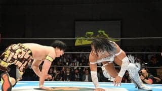 【新日本】セクシー対決は豹がYOHに勝利しキス「全員まとめて女豹ちゃんにしてやるよ」