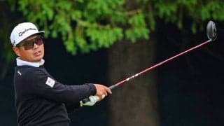 久常涼がメジャー初の首位発進 松山英樹3打差34位