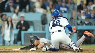 ドジャースタジアムで８年ぶりランニング本塁打　ジャイアンツ李政厚が同点２ラン