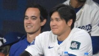 ドジャース連勝で単独首位奪回！大谷翔平が今季初欠場も拙守のテオスカーがばん回３安打　代役１番スミスが先頭打者アーチ　大谷は代打の準備も