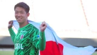 【Ｗ杯】ＧＫ早川友基が初選出「ホッとした」「試合に出て…」…鹿島からは通算１６人目のＷ杯代表、出場へ