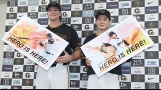巨人・ダルベック　チームメートからの助言明かす「本塁打を打った後はニッコリ笑うように」３、４月の月間ベストヒーロー賞　投手は竹丸が受賞