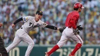 【阪神】中野拓夢の美技　逆シングル、イレギュラーにも冷静対応　守備で大竹耕太郎を盛り立てる