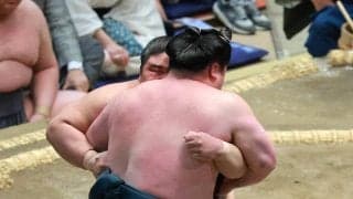 幕内・伯乃富士が４勝目　元サッカー少年のポジションはＧＫとＦＷ　日本代表で期待するのはＧＫ鈴木彩艶「かっこいいなと思う」