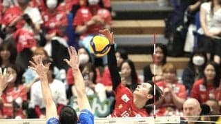【バレー】サントリーが初戦勝利に王手、多彩な攻撃で攻め立てる　SVリーグ男子プレーオフ決勝