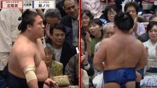若隆景が「うますぎる」「最高のおっつけ」 藤ノ川との“技巧派対決”に称賛やまず 「前まわしも離さない」荒磯親方も絶賛