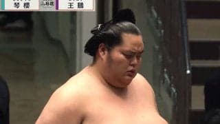 「最後ダメだろ」大関・琴櫻、土俵際の行動にファン困惑「足が出た後に…」藤井アナも指摘 一体、何が？