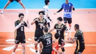 アジアチャンピオンズリーグ男子　STINGS愛知は現代キャピタルにストレート勝ちで銅メダルを獲得