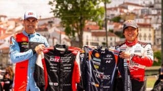 WRCポルトガル：勝田貴元は憧れのダニ・ソルドとレーシングスーツ交換