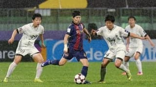 韓国で女子サッカーの南北対決、北朝鮮が勝利　「共同応援団」が声援