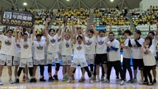 立川ダイスがプレーオフ全勝でB3年間優勝…間橋健生HC「選手たちに優勝監督にしてもらった」