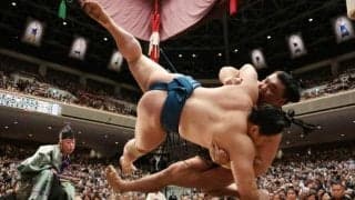 「次の優勝力士は？」「自分です」　初の結び、大関戦で琴栄峰が善戦