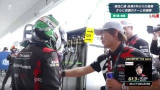 「え？いるの？」日本最速レースに“42歳レジェンド”の姿「鈴鹿来てるの！？」ファン騒然、日本語で祝う様子も