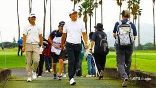 木下稜介が10アンダー首位「62回しか打っていない。楽しかった」