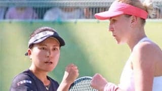  二宮真琴組 逆転勝ちで全仏OP初戦突破 