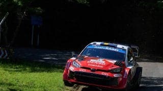 WRCラリージャパン：SS10で総合2番手のオリバー・ソルベルグがストップ