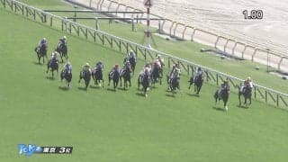 いったい何が？ レース中のジョッキーに“異変”…バランス崩すアクシデントも落馬回避→3着フィニッシュにファン安堵と称賛「無事で良かった」