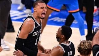 スパーズが12年ぶりNBAファイナル進出…前年王者サンダー撃破、ニックスとファイナルで激突へ