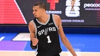 シリーズ平均27.3得点10.9リバウンドを残したウェンバンヤマが満票でウェスト決勝MVPを受賞