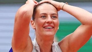  4度の全仏OP女王破り初の8強 