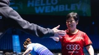 卓球女子の“62歳レジェンド”参戦に中国メディアが熱視線　3種目出場のニー・シャーリエンは「衰えぬ強さを示す」【WTTコンテンダースコピエ】