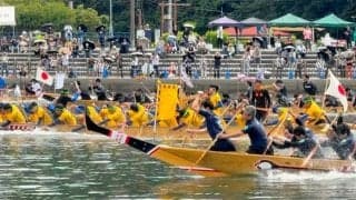 海を照らし、駆け抜ける　兵庫の「相生ペーロン祭」が12万人を魅了