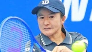  青山修子ペア 完勝で全仏OP8強 