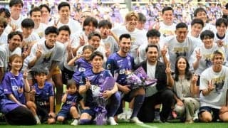 サンフレ広島の茶島とアルスランが引退会見　今後はチーム強化の力に