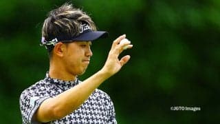 阿久津未来也が首位発進「どの大会でも勝ちたいですけど、それがメジャーだったら嬉しい」