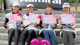 ピンクリボンテニス、広島代表決まる　2ペアが10月の全国大会へ