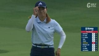 【動画】渋野日向子が3位発進　解説・岡本綾子氏「ある程度のツキがないとスコアは作れない」