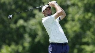 3連覇かかるスコッティ・シェフラー「90を打つと思った」　苦闘の一日も19位で決勝Rへ