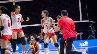 バレー女子日本代表、佐藤淑乃＆和田由紀子が振り返るドイツ撃破　初出場の山口真季は「ブロックで取れたのがうれしい」【VNL2026】