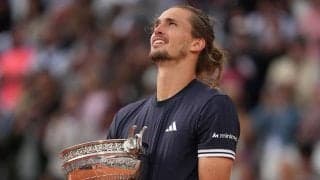 ズベレフが全仏オープンで悲願のグランドスラム初制覇！「また優勝できるという自信が生まれた」 因縁のコートで頂点へ