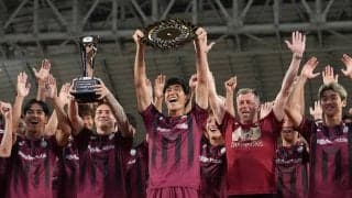 アジア制覇へ！J1神戸が本拠地サポーターの前で歓喜のシャーレアップ！｢誇りに思う｣｢次こそ｣大迫勇也、武藤嘉紀ら元代表戦士たちの笑み！