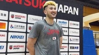 日本代表候補の川真田紘也「優劣なく全力で取り組むだけ」“髪色”質問もユーモア交え返答