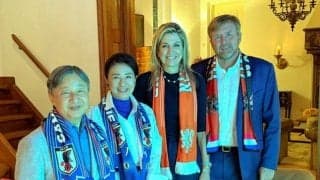 天皇、皇后両陛下、オランダ国王夫妻とワールドカップをテレビ観戦