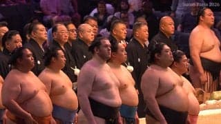 大相撲パリ公演に広がっていた“相撲が愛されている”光景 千秋楽ラストでカメラが捉えた圧巻の一コマ 力士もパリっ子も…