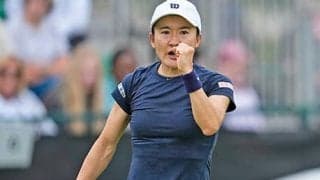  青山修子ペア 逆転勝ちで初戦突破 