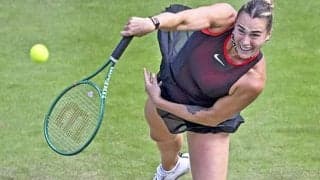  世界1位 失意の敗退から芝で初戦突破 