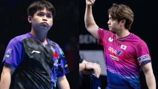 卓球男子、元世界1位の不振に中国メディア言及　サウスポー・宇田幸矢に初黒星の林詩棟は「解ける方程式に変化」【WTTコンテンダーリュブリャナ】