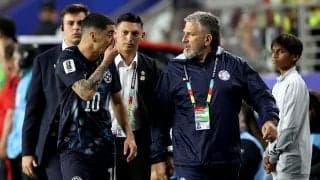 【W杯】何が起きた？ 突然のVARで一発レッドの一部始終 パラグアイ10番は困惑、チームメート猛抗議で会場騒然