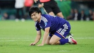 上田ごくわずかにゴールライン越えられず　W杯チュニジア-日本