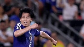 「ブルーロックは実在した」日本代表エースの“弾丸ゴラッソ”に海外ファンも大熱狂！「今大会で最も痛快」「まるでファン・ペルシ」【W杯】