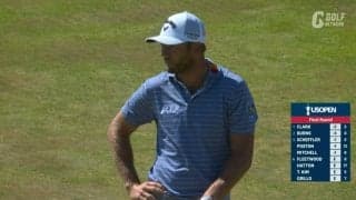 【動画】サム・バーンズが単独2位　約15mのバーディパットを沈めるなど「67」を記録
