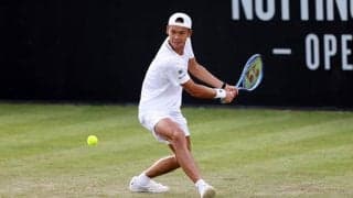 坂本怜が初戦突破、フルセットの接戦を制し予選2回戦へ[ウィンブルドン]