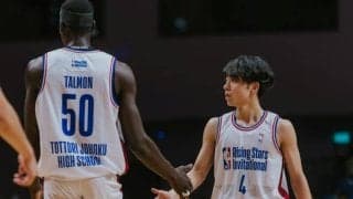 鳥取城北の福元源士がNBA主催大会の快勝発進に手応え…八村塁の激励やシンガポールの印象も語る