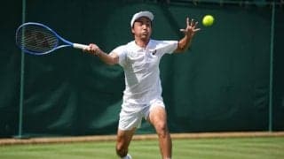 望月慎太郎が2年連続のウィンブルドン本戦へ！ 予選決勝で約3時間の熱戦制す