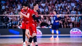 男子日本代表　アメリカにセットカウント1-2から逆転勝ちで7連勝