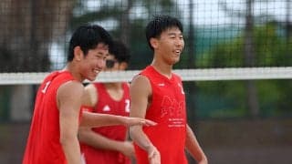 「ずっと自慢します」高校生たちが“二刀流”水町泰杜とビーチバレーボールで真剣勝負。全国大会出場権を懸けて